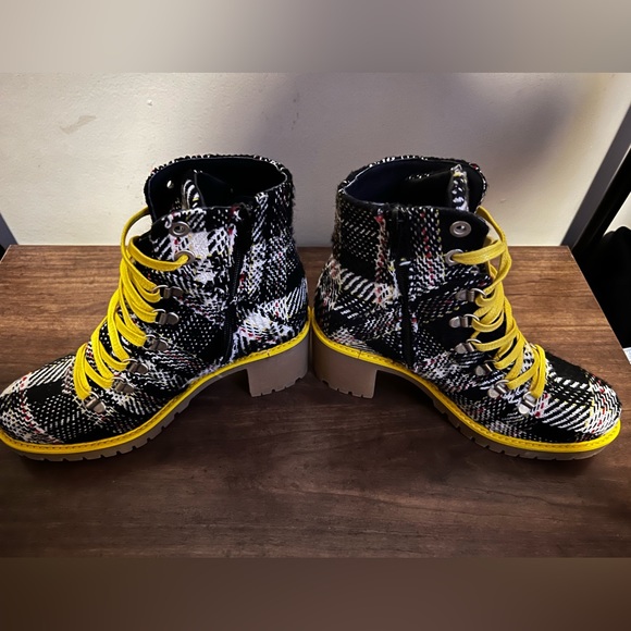 Eric Michael Indigo Plaid Waterproof size 36 - Picture 2 of 6